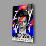 David Bowie Glass Wall Art || Designers Collection