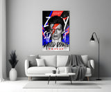 David Bowie Glass Wall Art || Designers Collection