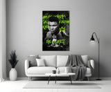 Muhammad Ali , The Greatest Glass Wall Art || Designers Collection