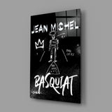 Style of Jean-Michel Basquiat Glass Wall Art || Designers Collection