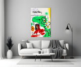 Style of Keith Haring Glass Wall Art || Designers Collection