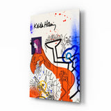 Style of Keith Haring Glass Wall Art || Designers Collection