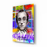 Keith Haring Glass Wall Art || Designers Collection