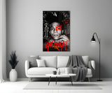 Jean-Michel Basquiat Glass Wall Art || Designers Collection