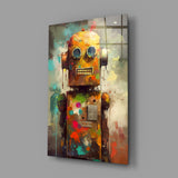 Robocute Glass Wall Art || Designer's Collection