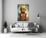 Robocute Glass Wall Art || Designer's Collection