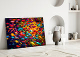 Fish World Glass Wall Art || Designer's Collection