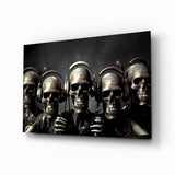 Skull Party Glass Wall Art || Designer's Collection