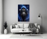 Rebellios Ape  Glass Wall Art || Designer's Collection