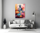 Buddha Glass Wall Art || Designer's Collection