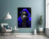 The Ape Glass Wall Art || Designer's Collection