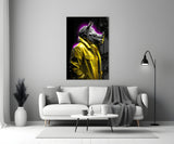 Rhino in Style Glass Wall Art || Designer's Collection