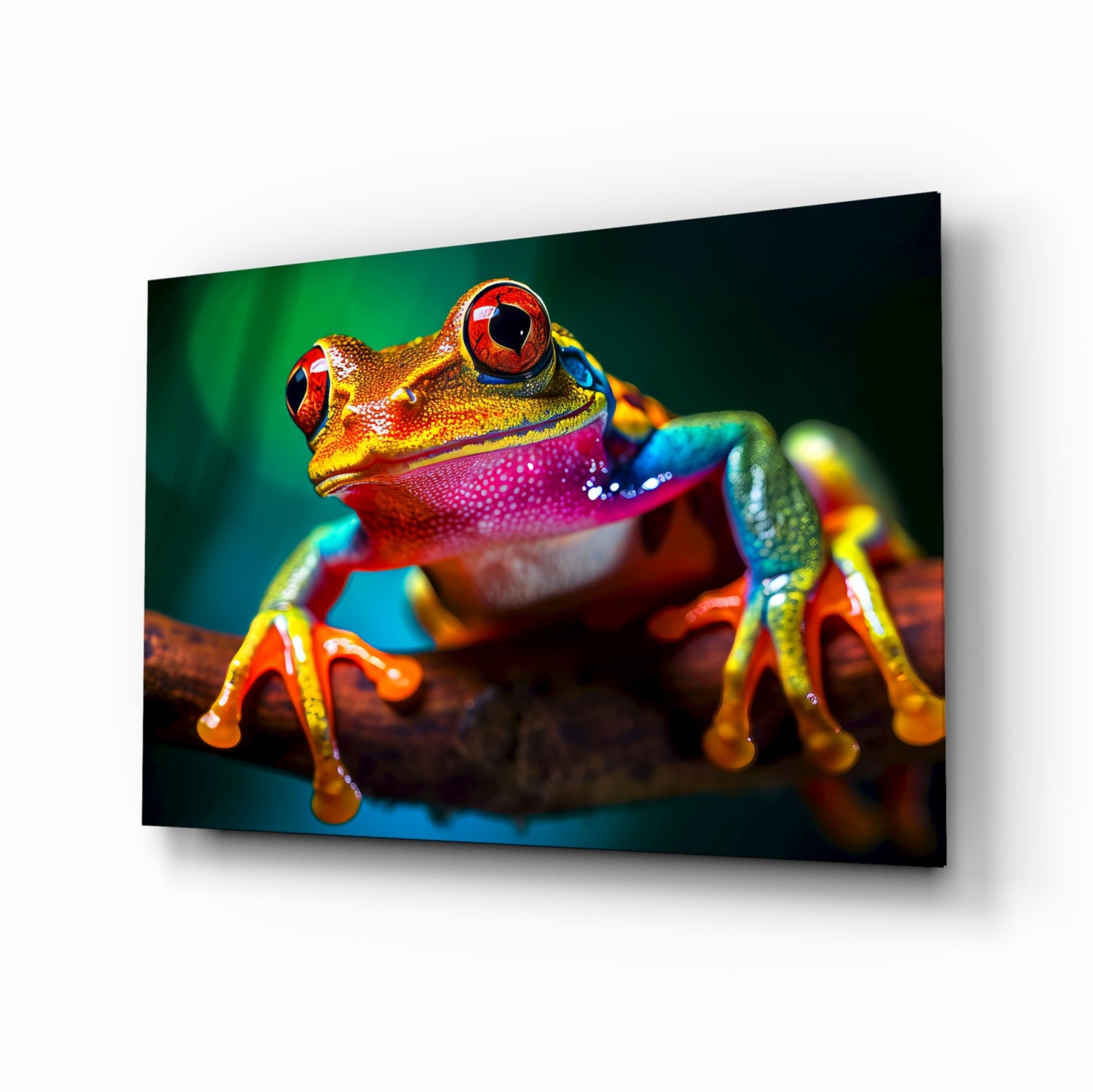 Froglet Glass Wall Art || Designer Collection