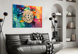 Bitcoin Glass Wall Art || Designer Collection