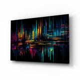 Colour Stream Glass Wall Art || Designers Collection