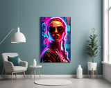 Stylish Woman Glass Wall Art || Designer Collection