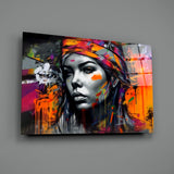 Peaceful Mind Glass Wall Art || Designers Collection