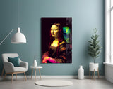 Mona Lisa V2 Glass Wall Art || Designer Collection