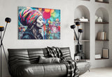 Peaceful Mind Glass Wall Art || Designer Collection