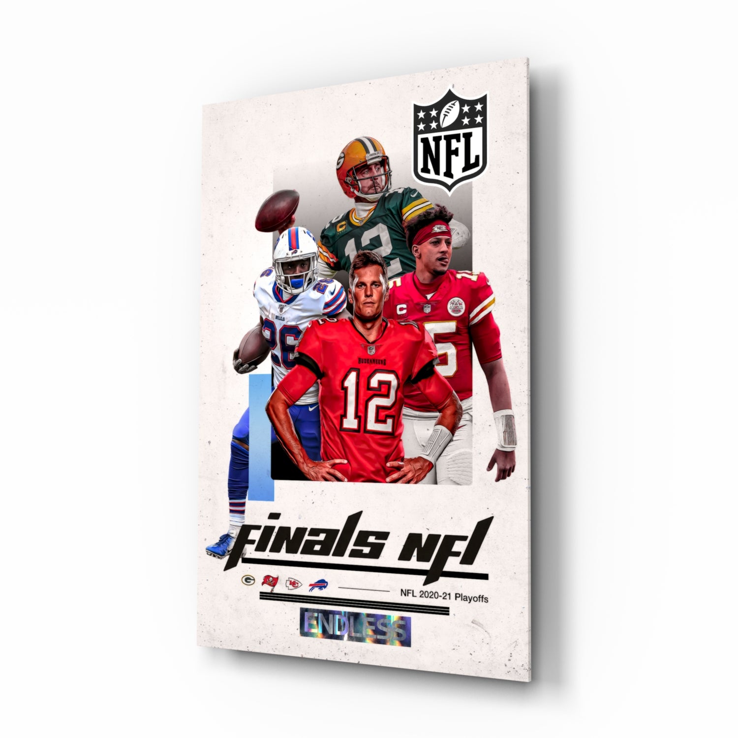 NFL Finals Glass Wall Art || Designer Collection