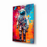 Astronaut Glass Wall Art || Designer Collection