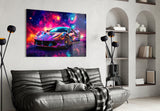 Ferrari Glass Wall Art || Designer Collection