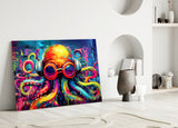 Octopus Glass Wall Art || Designer Collection