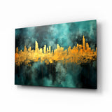 City Silhouette Glass Wall Art || Designer Collection