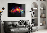 Colours of Space Glass Wall Art || Designer Collection