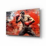 Boxing Glass Wall Art || Designer Collection