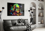 Benjamin Franklin Glass Wall Art || Designer Collection