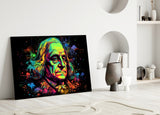 Benjamin Franklin Glass Wall Art || Designer Collection