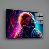 Astronaut Glass Wall Art || Designer Collection