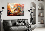 Dragon Glass Wall Art || Designer Collection