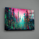 Forest of Colours Glass Wall Art || Designer Collection