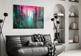 Forest of Colours Glass Wall Art || Designer Collection