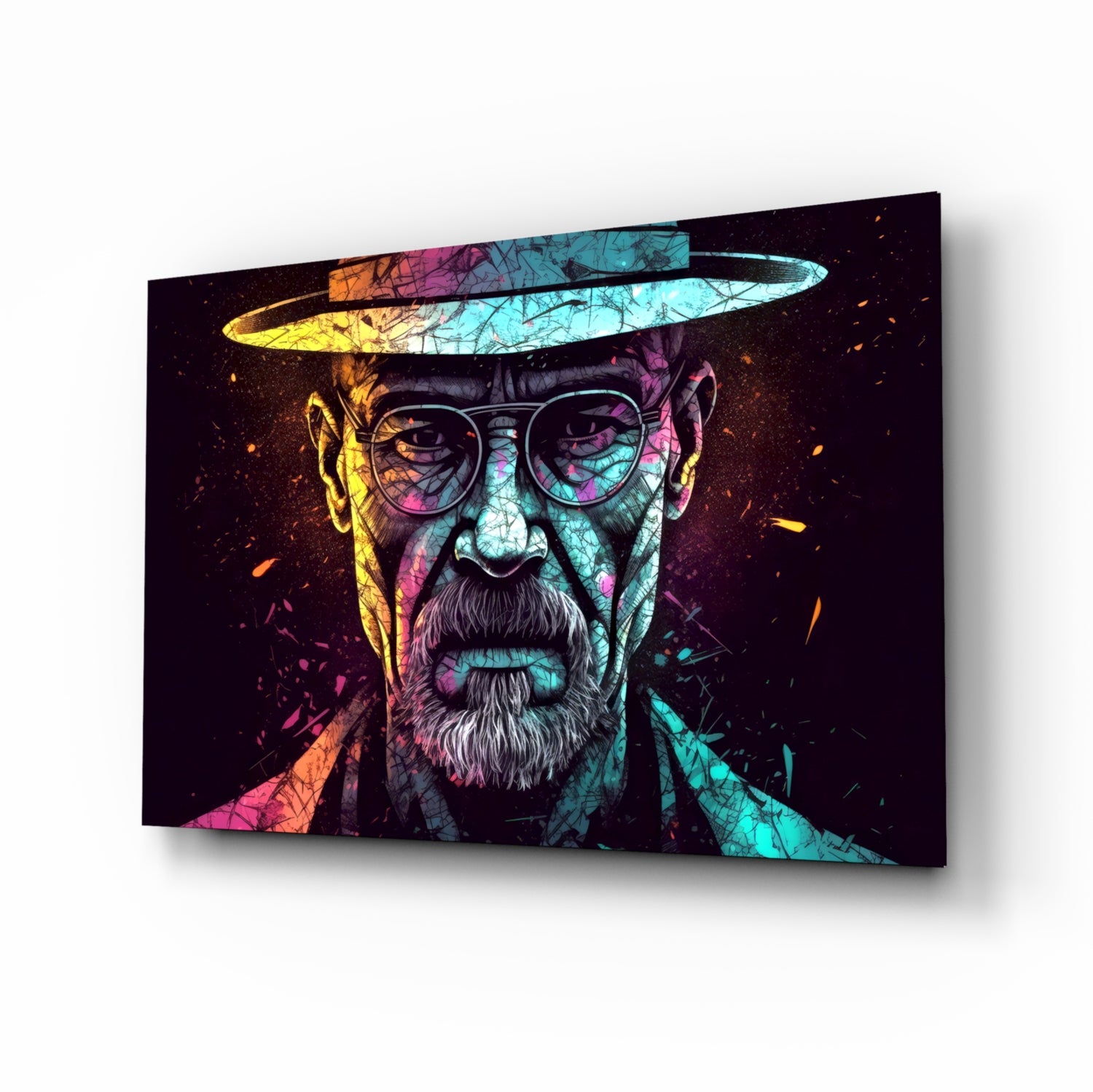 Heisenberg Glass Wall Art || Designer Collection