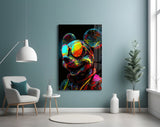 Neon Mice Glass Wall Art || Designer Collection