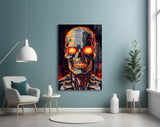 Mechanic Face Glass Wall Art || Designer Collection