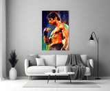 Fighter Glass Wall Art || Designer Collection