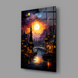 Moonlight Glass Wall Art|| Designer's Collection