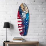 American Eagle Glass Wall Art|| Insigne Art Design