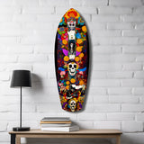 Colorful Skulls Glass Wall Art|| Insigne Art Design