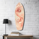 Pinky Swirl Glass Wall Art|| Insigne Art Design