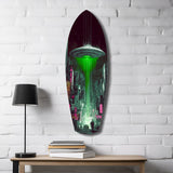 Alien Invade Glass Wall Art|| Insigne Art Design