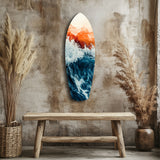 Colors of the Sunset in the Ocean Glass Wall Art|| Insigne Art Design