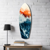 Colors of the Sunset in the Ocean Glass Wall Art|| Insigne Art Design