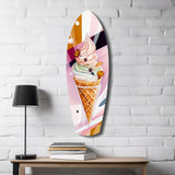 Icecream Dream Glass Wall Art|| Insigne Art Design