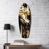 Golden Marilyn Monroe Glass Wall Art|| Insigne Art Design