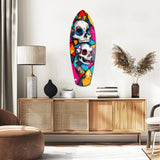 Vintage Skulls Glass Wall Art|| Insigne Art Design